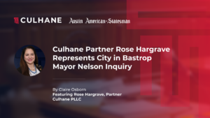 Rose Hargrave in Austin Statesman